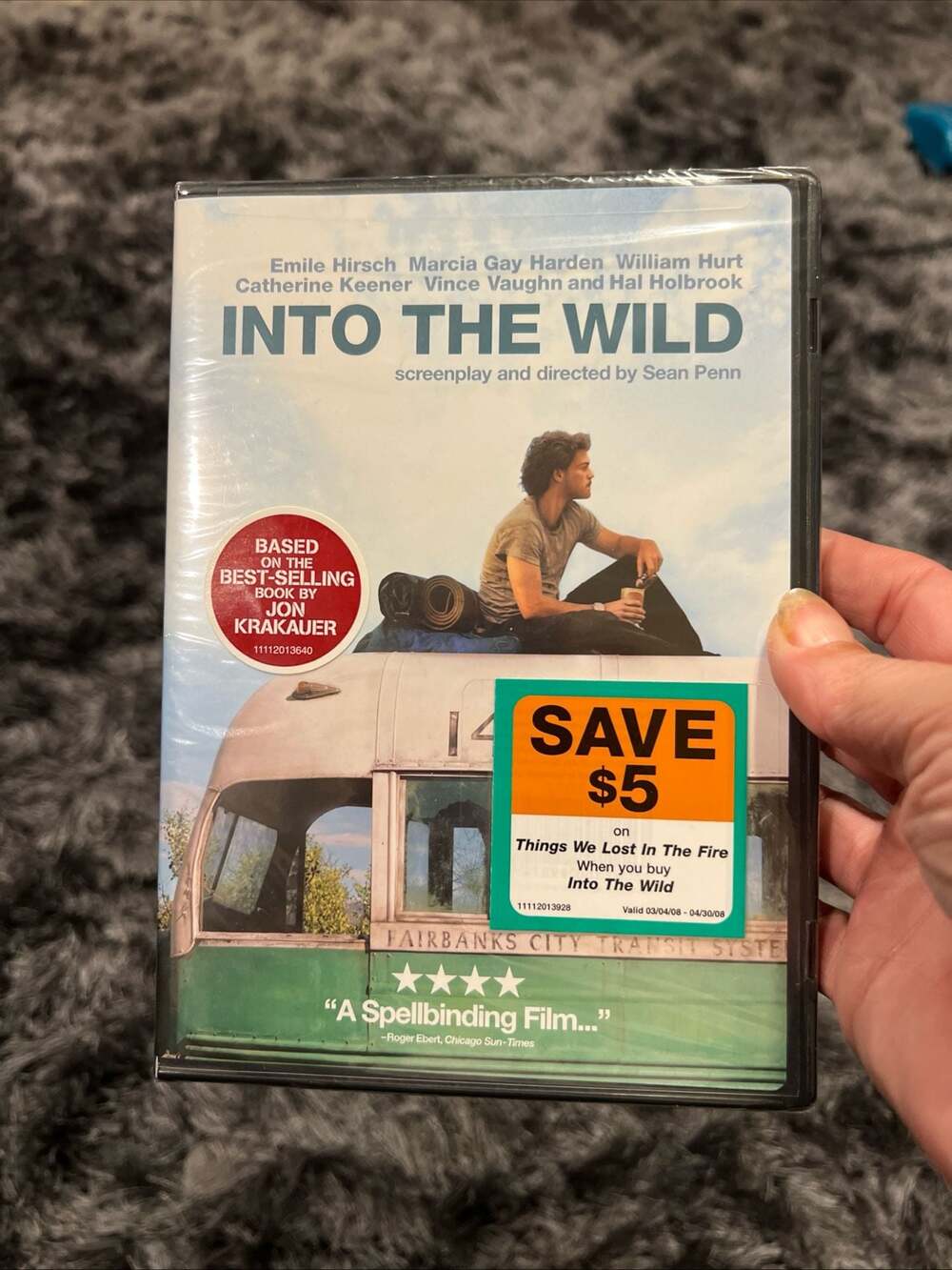 Into the Wild (2007 Film) DVD Sean Penn Directed Seal New